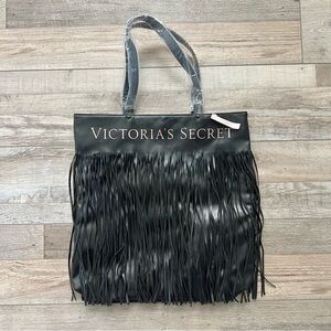 NWT Victoria’s Secret Faux Leather Fringe Bag